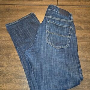 Lucky Brand 329 Classic Straight Mens Dark Wash Denim Jeans 33x30 7M11988